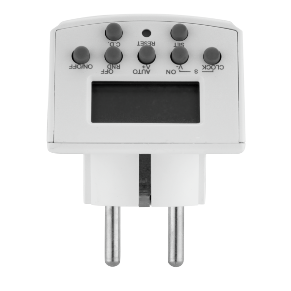 Priza programabila digitala, 16 A, 220 V, alba, Rev [5]