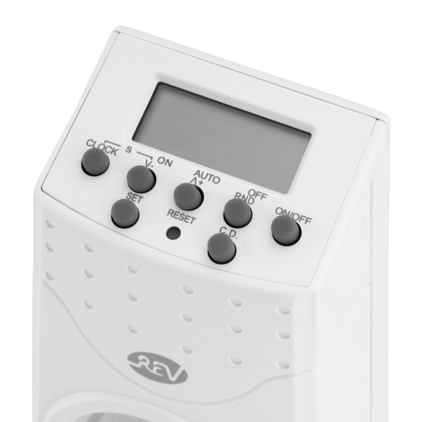 Priza programabila digitala, 16 A, 220 V, alba, Rev [4]