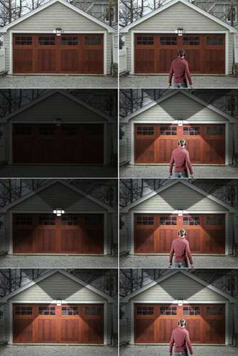 Proiector led 9W cu panou solar si baterie de 2400mAh, IP65, 171 leduri, 20x29x10 cm, Izoxis [4]