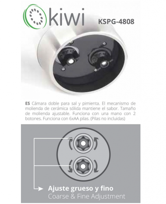 Rasnita dubla sare-piper, electrica [3]