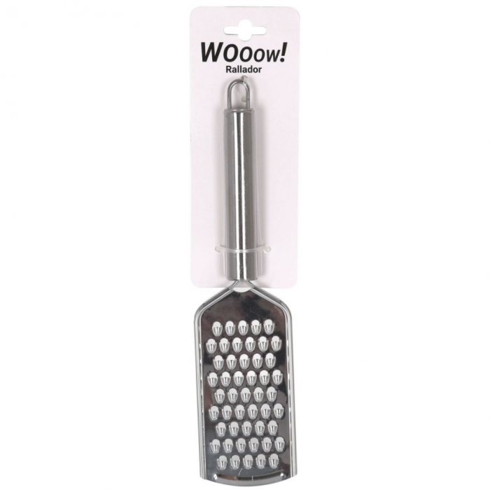 Razatoare manuala din inox cu maner negru, Wooow, pentru parmezan, legume si fructe [4]