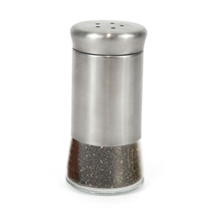 Recipient pentru condimente, Wooow, 150 ml din inox si sticla [3]