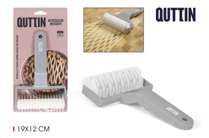 Roller pentru aluat Quttin, din plastic, 19x12x4.5cm [4]