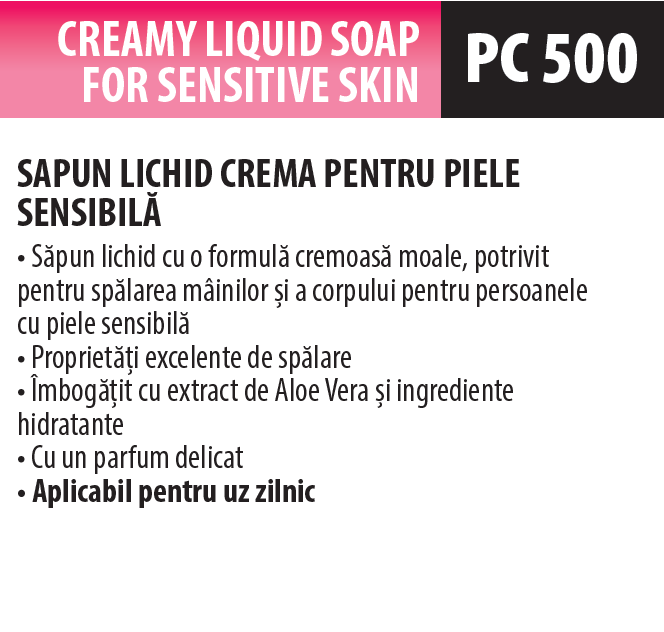 Săpun lichid cremos pentru piele sensibilă, 5 litrii, Medix Professional [2]
