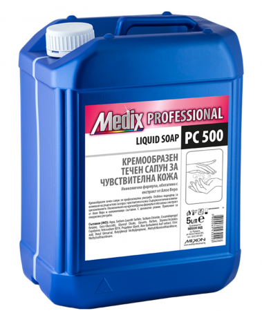 Săpun lichid cremos pentru piele sensibilă, 5 litrii, Medix Professional [1]
