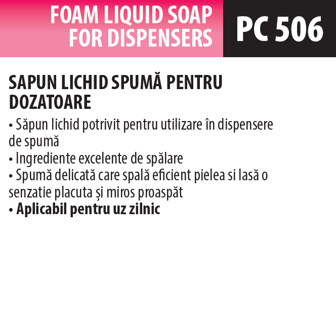 Săpun lichid spumant pentru dozatoare 5 litrii,  Medix Professional [2]