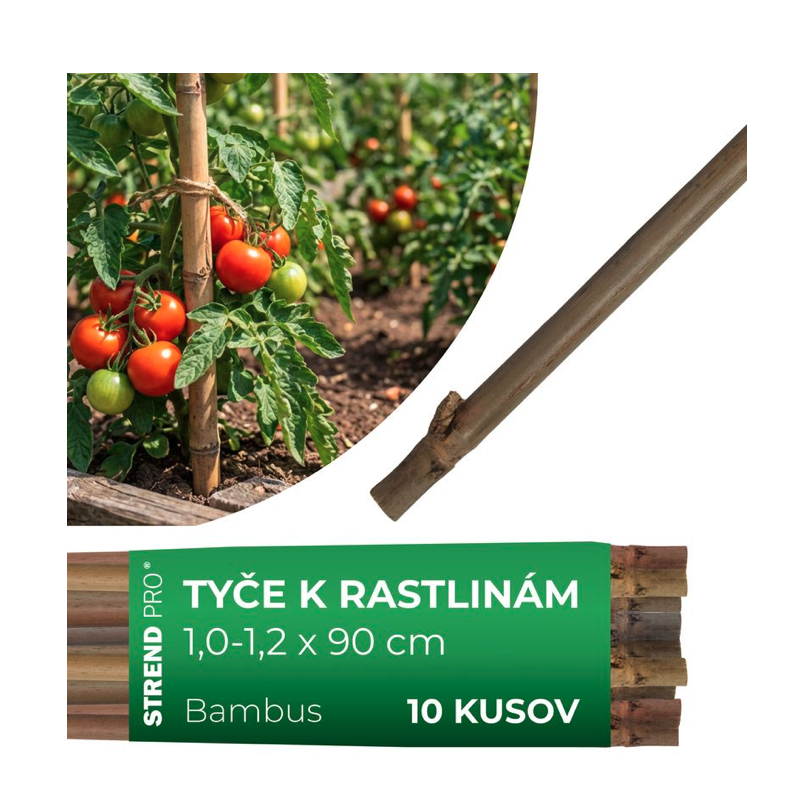 Set 10 araci bambus Garden KBT, 900 mm, pentru plante și roșii [6]