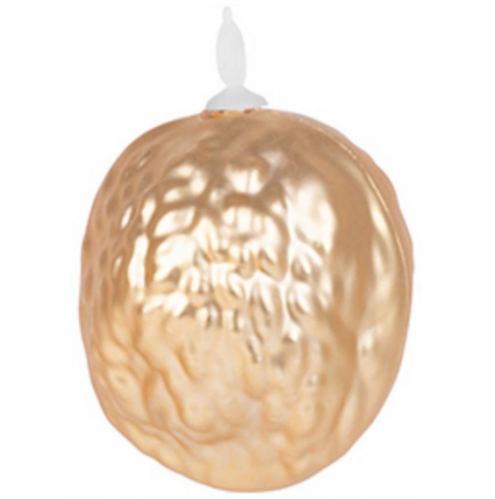 Set 16 globuri pentru bradul de craciun in forma de nuci de aur, 3 cm diametru, MagicHome [4]