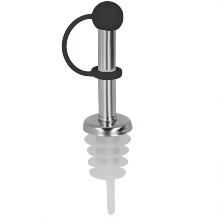 Set 2 dopuri cu picurator pentru ulei si otet din otel inoxidabil, Quttin [2]