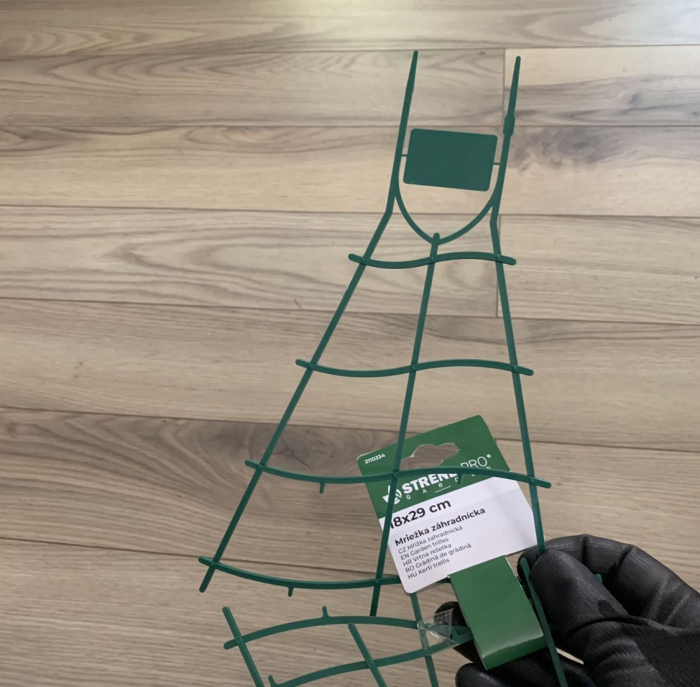 Set 3 suporturi pentru flori Strend Pro GreenGarden, 180x290mm, plastic, verde [4]