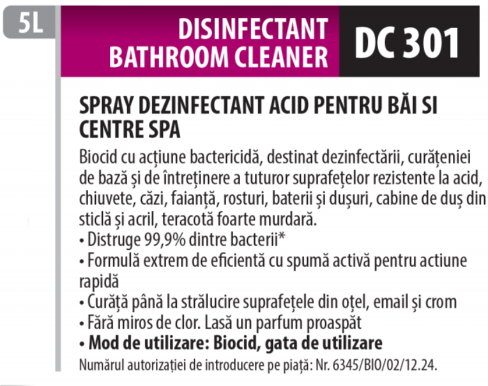 Soluție dezinfectantă profesională Medix Professional 5 L – Igienă avansată pentru băi & centre SPA [2]