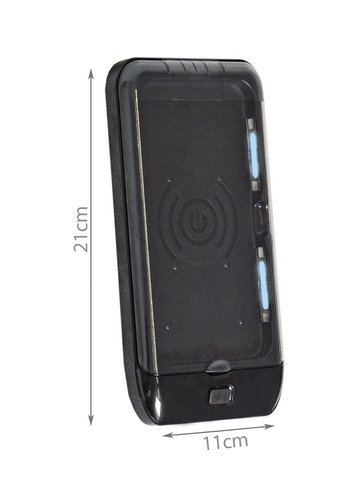Sterilizator UV pentru telefon cu functie de  incarcator wireless si power bank, Negru [4]