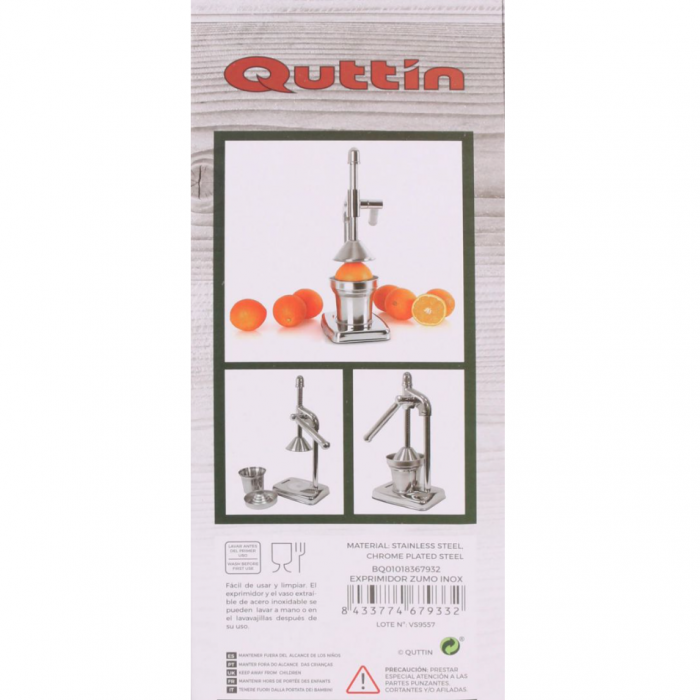 Storcator manual citrice/rodii, Quttin Inox [4]