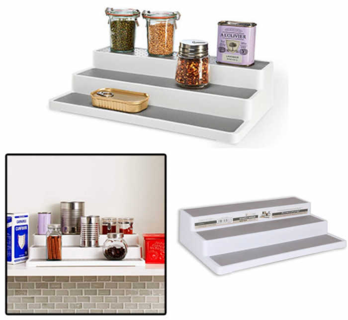 Suport 3 trepte pentru condimente sau obiecte mici, 36 x 24,5 cm, Confortime [2]