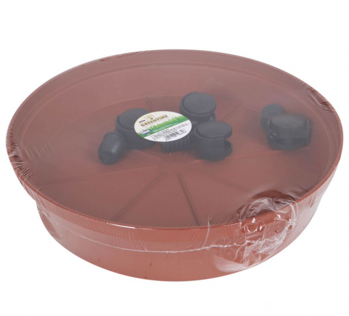 Suport cu roti pentru ghivece, 32x32x12.5cm, Dem Italia [4]