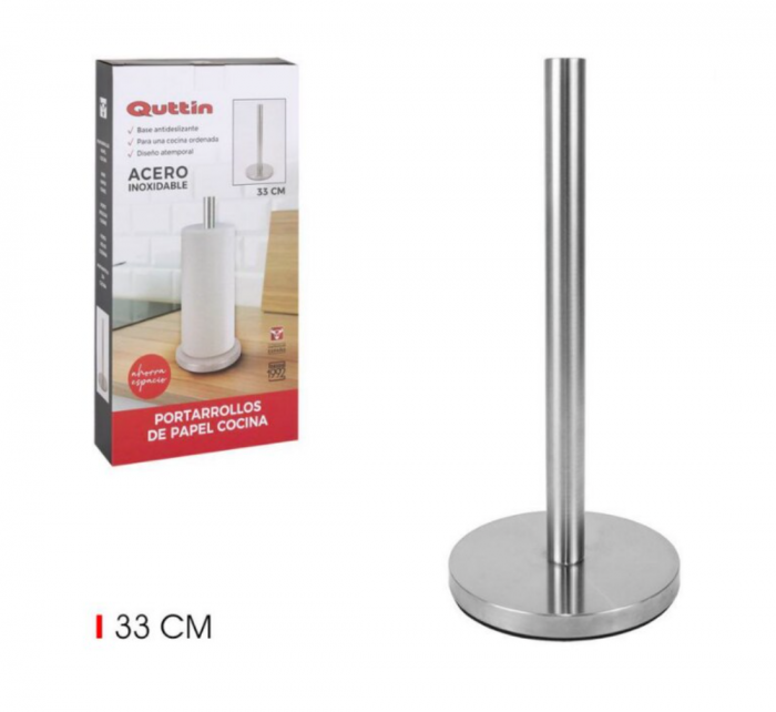 Suport din inox pentru prosoape de bucatarie, 33x15 cm [2]