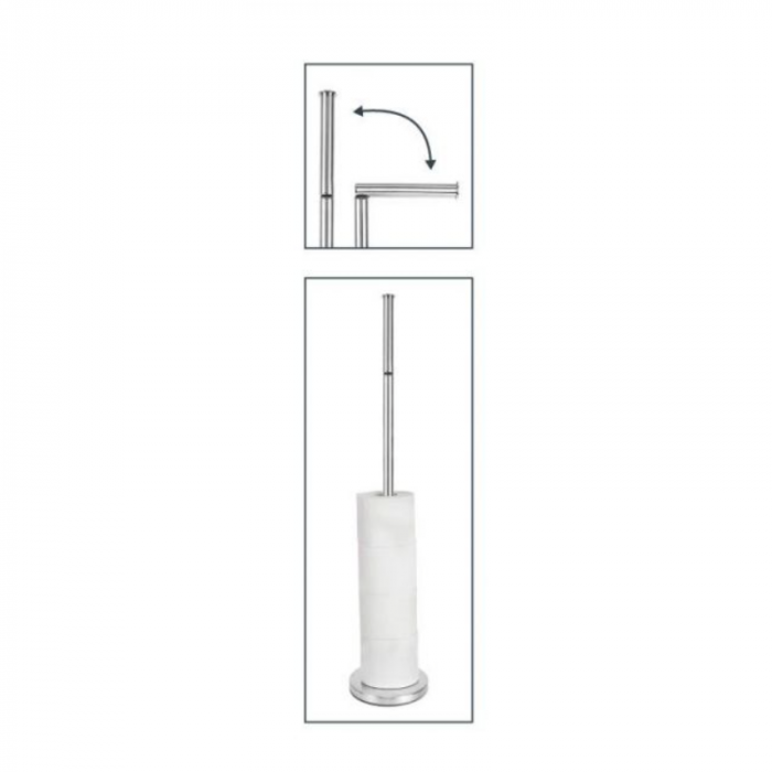Suport pentru 6 role de hartie igienica, 75 x 15 cm, Confortime [3]