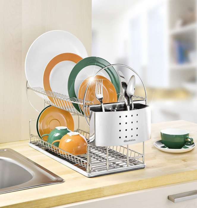 Suport uscator de vase inox 49.5 x 24 x 35 cm [4]