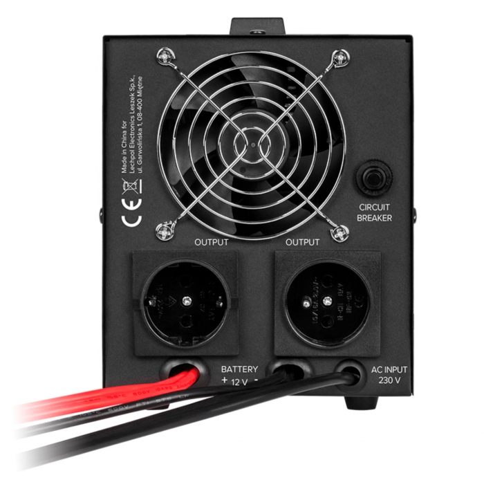 Ups pentru centrale termice, sinus pur, 1000va, 700w, 12v, Rebel [3]