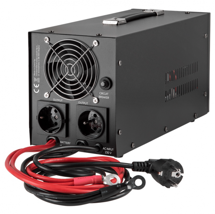 Ups pentru centrale termice, sinus pur, 1000va, 700w, 12v, Rebel [2]