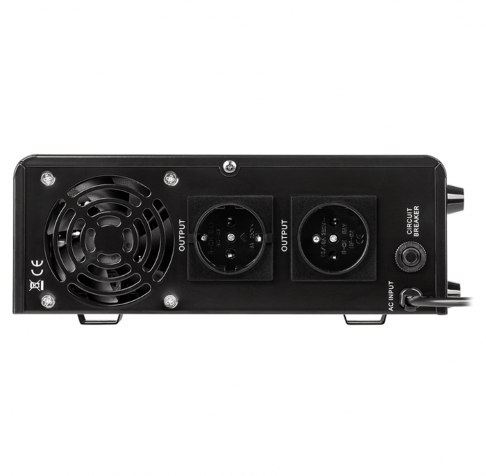 Ups pentru centrale termice, sinus pur, 800va, 500w, 12v, Rebel [3]