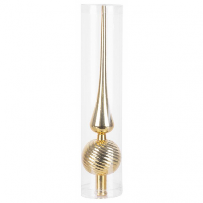 Varf pentru bradul de Craciun, 28 cm, auriu, MagicHome [2]