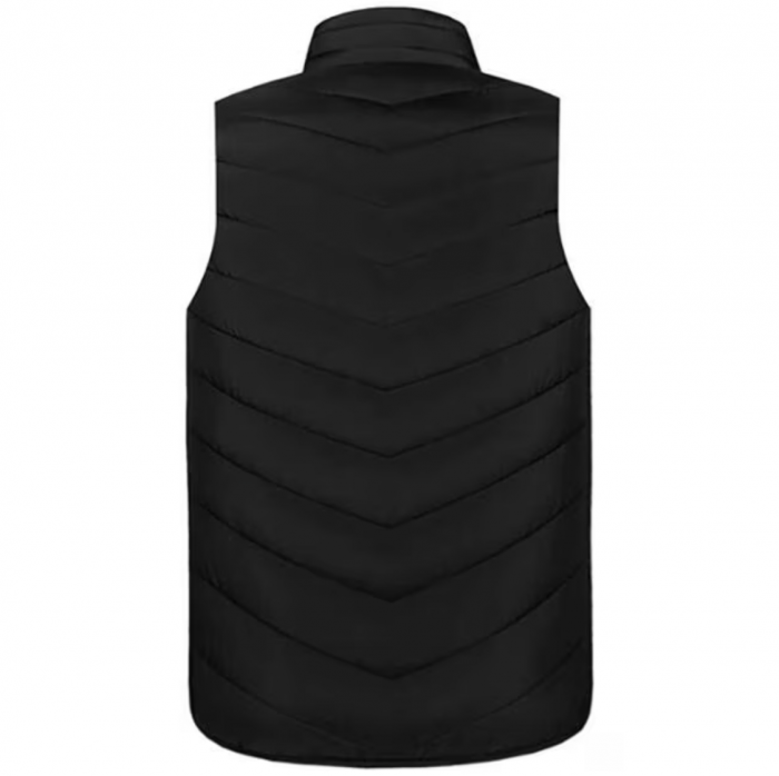 Vesta incalzita electric, captusita, 3 niveluri incalzire, 9 zone, USB, negru, marime XL, Trizand [2]