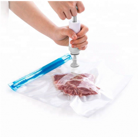 Set 4 pungi de vidat reutilizabile pentru pompa de vidat manuala Quttin, 26x34cm [1]