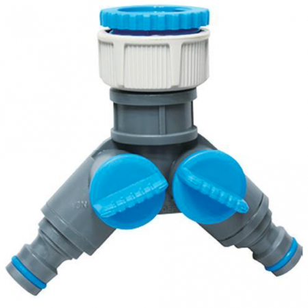 Mufe si conectori irigare - Distribuitor furtun 2 cai Aquacraft 550256, Premium, Dual Y