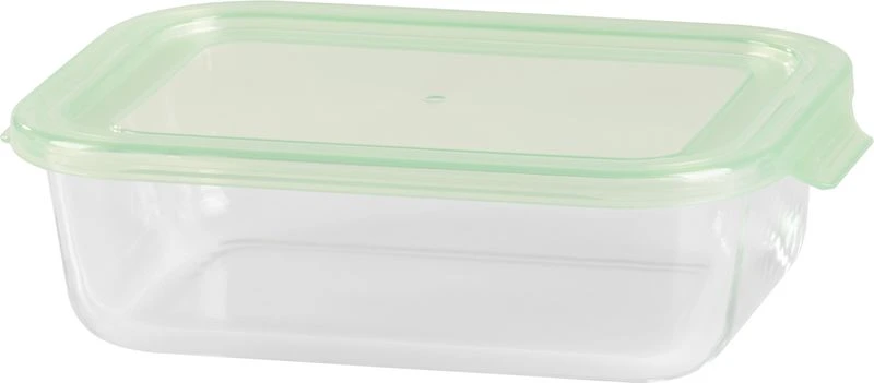 Articole bucatarie - Caserolă din sticlă borosilicată cu capac 1000 ml MagicHome, dreptunghiulară