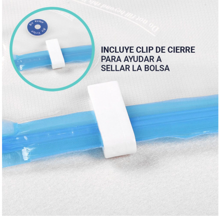 Set 4 pungi de vidat reutilizabile pentru pompa de vidat manuala Quttin, 26x34cm [4]