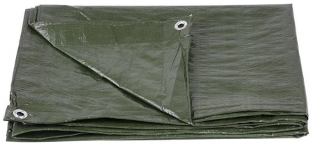 Sere si solarii - Prelata impermeabila Strend Pro Tarpaulin Light 4x6 m, inele de prindere, 65g/m², waterproof
