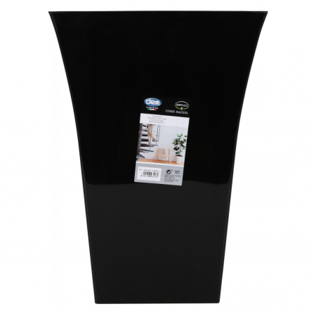 Ghiveci decorativ negru, 30x30x44 cm, Dem Espaso [1]