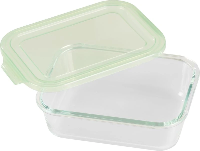 Caserolă din sticlă borosilicată cu capac 1500 ml MagicHome, dreptunghiulară [1]
