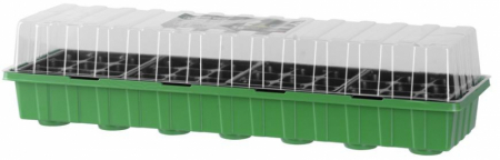 Sere si solarii - Tava pentru rasaduri cu capac Strend Pro Garden Herrison P2011, 36 alveole, 54.5x15x13 cm