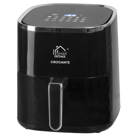 Friteuze - Air Fryer MagicHome Crocante, 5.0L, 1450W, 12 programe, timer