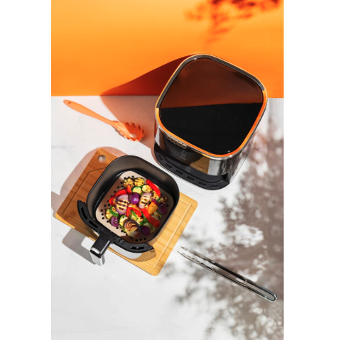 Air Fryer MagicHome Crocante, 5.0L, 1450W, 12 programe, timer [6]