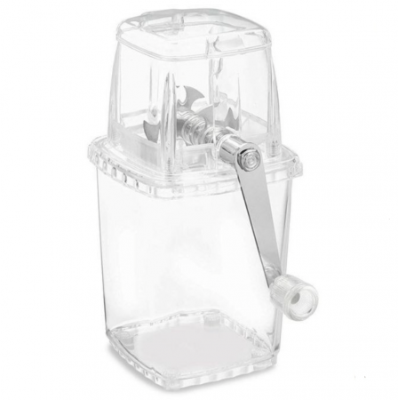 Aparat portabil de maruntit, gheata manual, otel inoxidabil si plastic, Quttin [0]