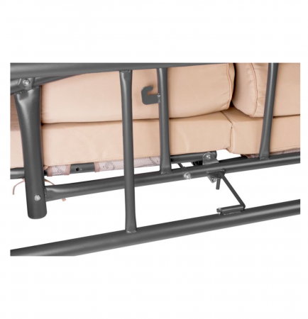 Balansoar de gradina ALIPASCHA Lux, 257x174x235 cm, maro, Strend Pro [3]