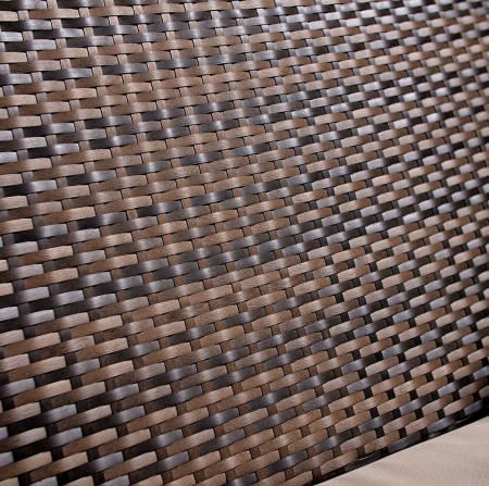 Balansoar gradina, 3 locuri, maro, ratan sintetic, 201x122x182 cm [1]