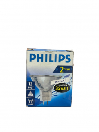 Becuri - Bec Philips pentru spot, halogen, 35W, GU5.3, 12V