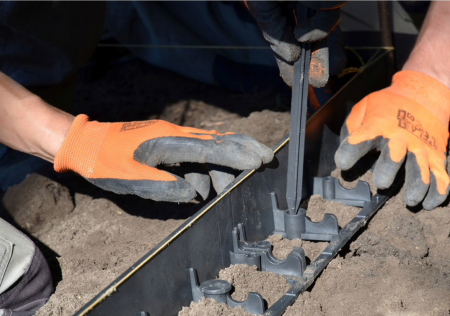 Bordura separatoare gazon 2 bucati, 1010x80x50 mm [2]