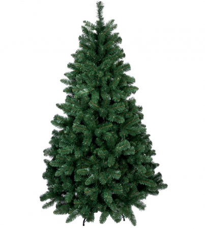 Brad de craciun artifical, 210 cm, MagicHome Arthur deluxe cu suport din metal [0]