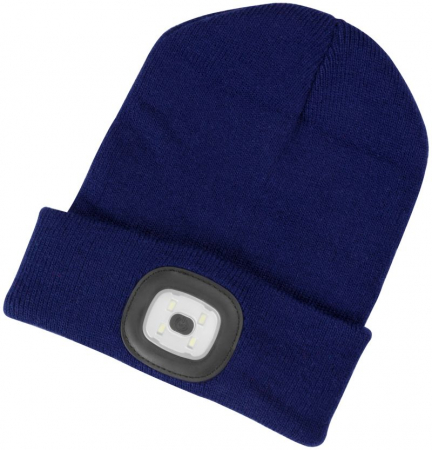 Caciula Beanie Strend Pro Albacore pentru copii, albastru, M, 4x LED SMD, incarcare USB [0]