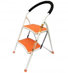 Scara otel 2 trepte Strend Pro WR2061K-1, 150 kG, portocalie [0]