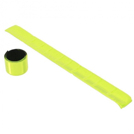 Banda reflectorizanta de siguranta cu Fixare brat/picior, 340x30mm, verde neon [1]