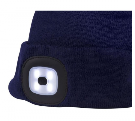 Caciula cu led reincarcabila, Strend Pro Blue, unisex, marime universal, USB, 4xSMD, Li-Ion [1]