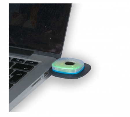 Caciula cu led reincarcabila, Strend Pro Blue, unisex, marime universal, USB, 4xSMD, Li-Ion [2]