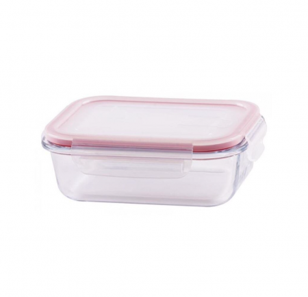 Caserola cu capac etans Strend Pro MagicHome BSG2, volum 650 ml, 17x13x6 cm, sticla borosilicata [1]