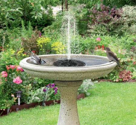 Fantana de gradina solara, plutitoare, diametru 16 cm, 7 scenarii [1]